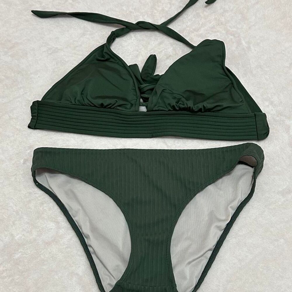 Shade-shore Women's Green Bikinis-and-tankini-sets